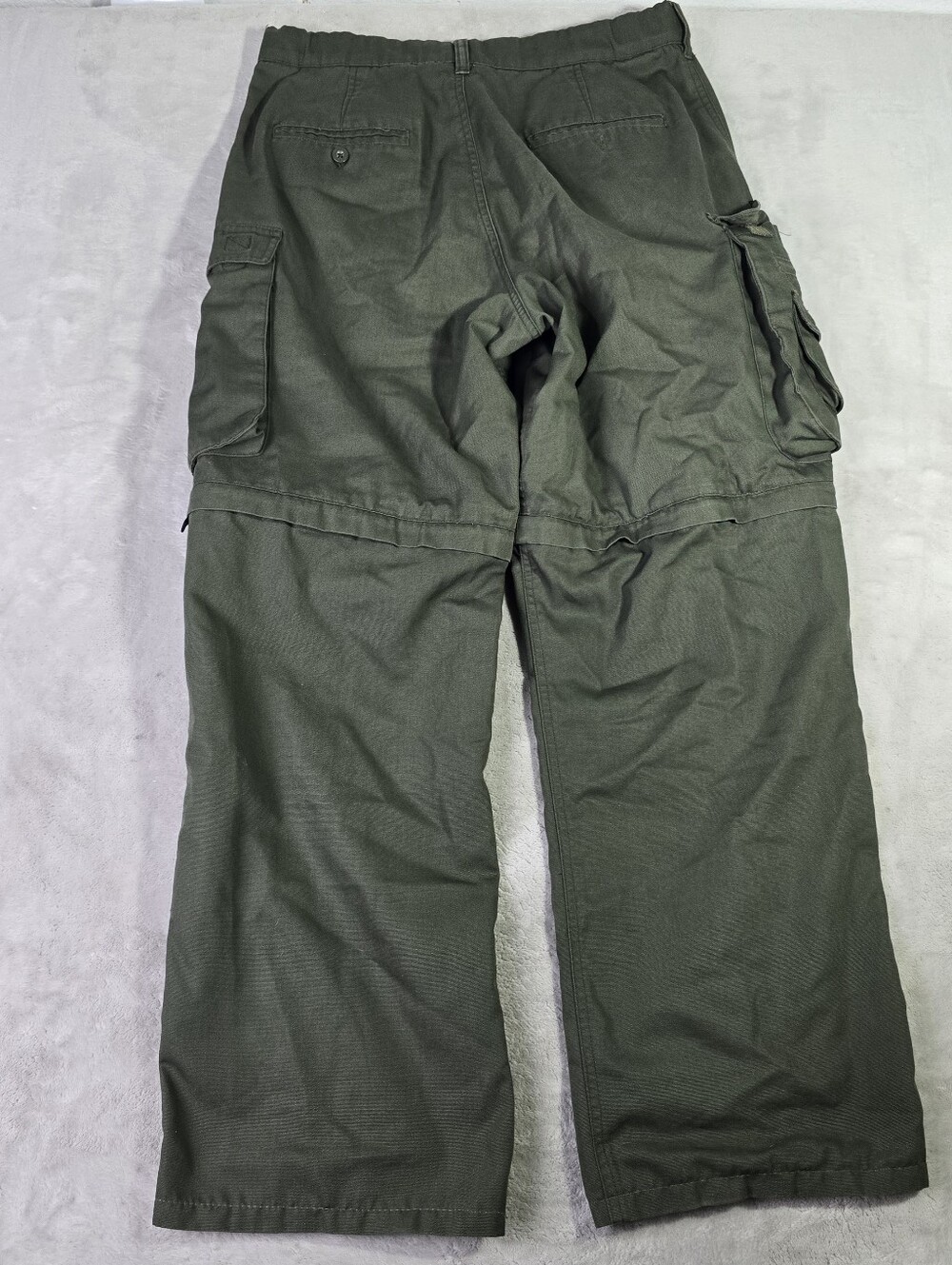 Boy Scouts of America Relaxed  32x30.5 Green Convertible Cargo Uniform Pants